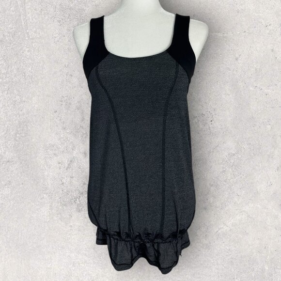 Lululemon Run For‎ Your Life Tank Womens Size 6 Built In Bra Yoga Activewear Top - Picture 2 of 13